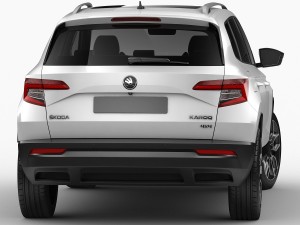 skoda karoq 2018 Modelo 3D