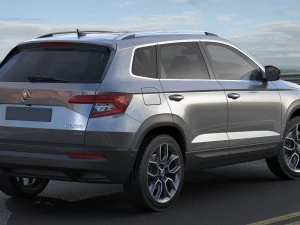 skoda karoq 2018 3D Model