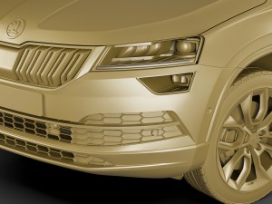 skoda karoq 2018 Modelo 3D