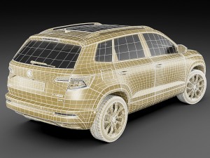 skoda karoq 2018 Modelo 3D