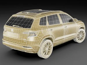 skoda karoq 2018 3D Model