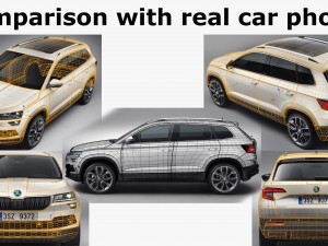 skoda karoq 2018 Modelo 3D