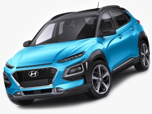 hyundai kona 2018 3D Model