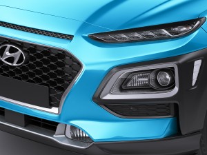 hyundai kona 2018 3D Model