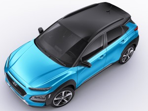hyundai kona 2018 3D Model