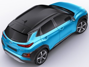 hyundai kona 2018 3D Model