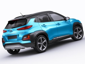 hyundai kona 2018 3D Model