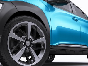hyundai kona 2018 3D Model