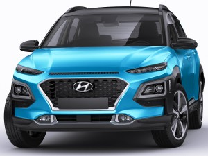 hyundai kona 2018 3D Model
