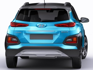 hyundai kona 2018 3D Model