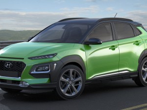 hyundai kona 2018 3D Model