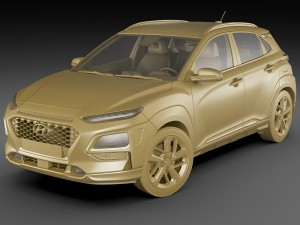 hyundai kona 2018 3D Model