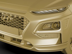 hyundai kona 2018 3D Model