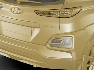 hyundai kona 2018 3D Model