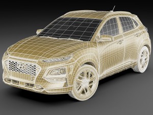 hyundai kona 2018 3D Model