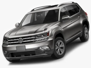volkswagen atlas teramont 2017 Model 3D