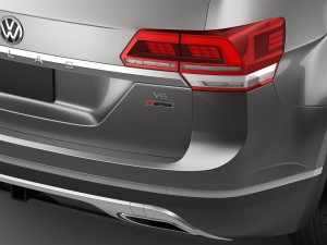volkswagen atlas teramont 2017 3Dモデル