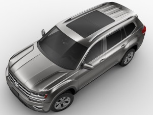 volkswagen atlas teramont 2017 3Dモデル