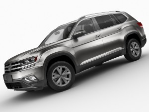 volkswagen atlas teramont 2017 3Dモデル