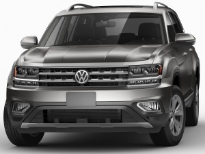 volkswagen atlas teramont 2017 3Dモデル
