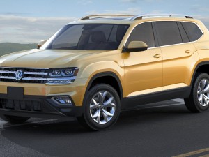 volkswagen atlas teramont 2017 3Dモデル