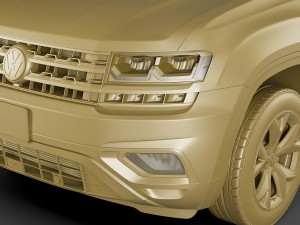 volkswagen atlas teramont 2017 3Dモデル