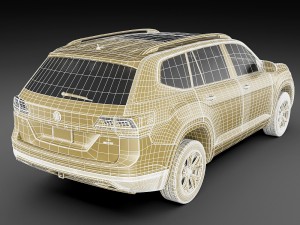 volkswagen atlas teramont 2017 3Dモデル