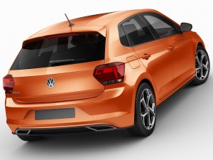 volkswagen polo 2018 r-line 3D Model