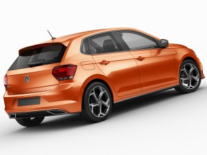 volkswagen polo 2018 r-line 3D Model