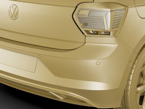 volkswagen polo 2018 r-line 3D Model
