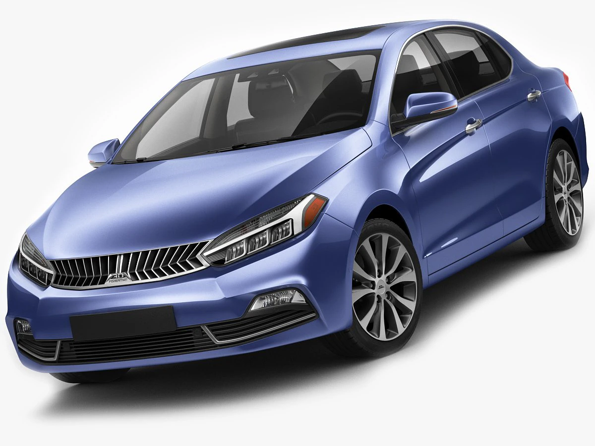 generic compact sedan 3D Model .c4d .max .obj .3ds .fbx .stl .blend 