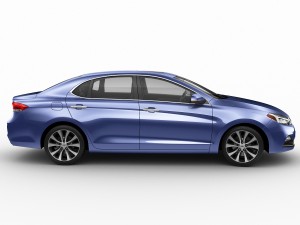 generic compact sedan 3D मॉडल