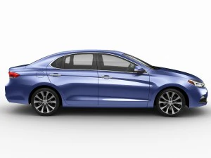 generic compact sedan 3D Model