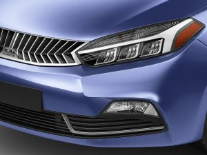 generic compact sedan 3D Model
