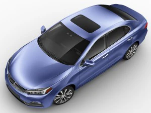 generic compact sedan 3D Model