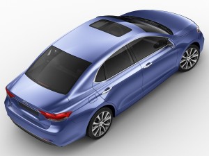 generic compact sedan 3D मॉडल