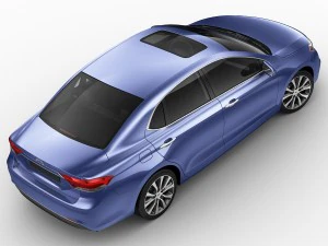 generic compact sedan 3D Model