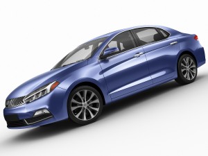 generic compact sedan 3D मॉडल