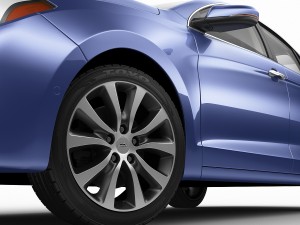generic compact sedan 3D मॉडल