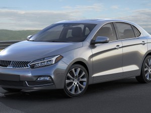 generic compact sedan 3D मॉडल