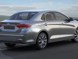generic compact sedan 3D Model