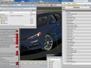 generic compact sedan 3D Model