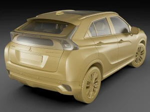 mitsubishi eclipse cruz 2018 Modelo 3D