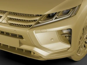 mitsubishi eclipse cruz 2018 Modelo 3D