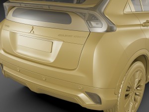 mitsubishi eclipse cross 2018 3Dモデル
