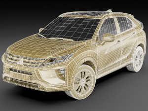 mitsubishi eclipse cross 2018 3Dモデル