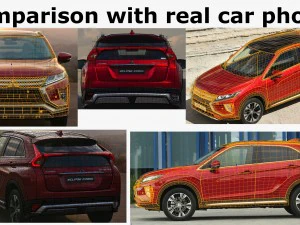 mitsubishi eclipse cruz 2018 Modelo 3D