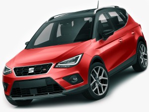 seat arona 2018 3D मॉडल
