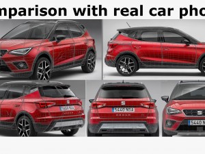 seat arona 2018 Modelo 3D