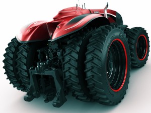 case ih autonomous concept tractor Modello 3D